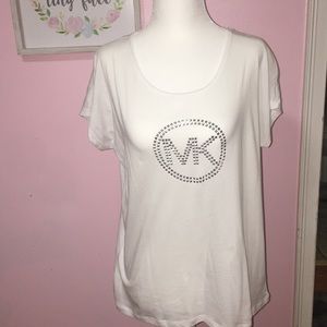 Michael Kors basic white t-shirt size S NWT